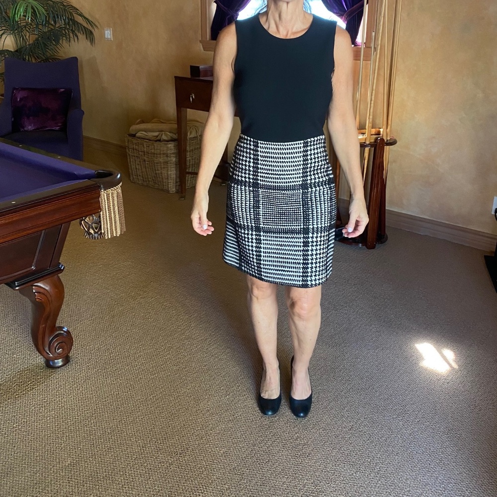 Theory Black and white Dress Size 0